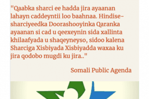 Is-waafajinta sharciyada la xiriira doorashooyinka Soomaaliya